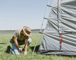 نکاتی برای برپایی چادر کوهنوردی