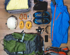 لیست لوازم مورد نیاز برای کوهنوردی