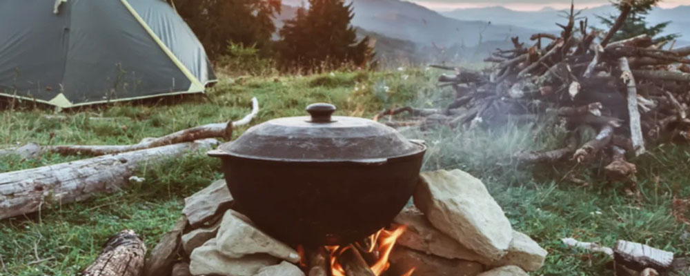 تهیه غذا در کمپینگ طولانی