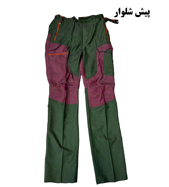 شلوار کوهنوردی جیب دارسبز - بنفش مدل APP-246 ( ویژه اربعین )